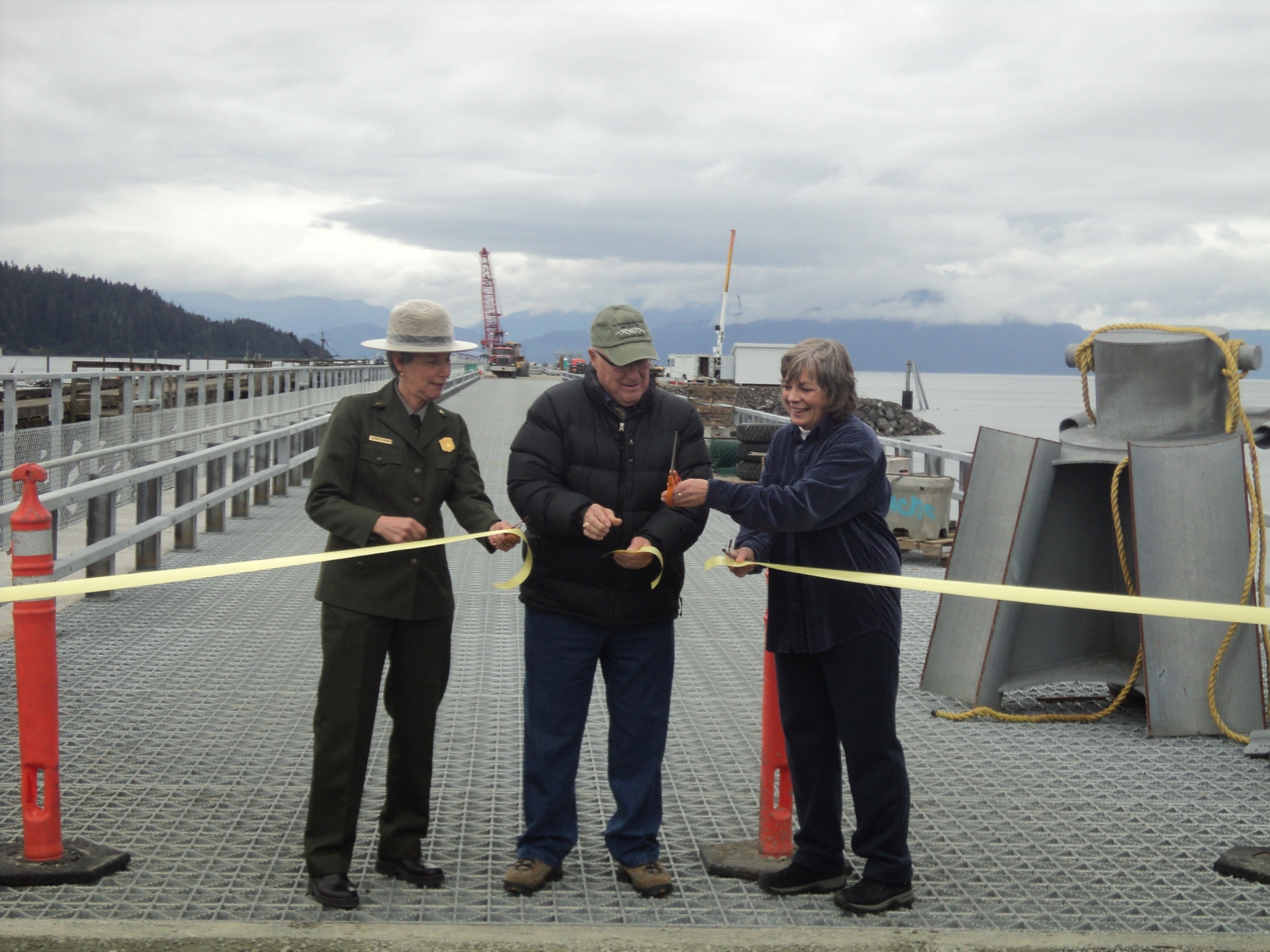 New Dock for Gustavus Alaska Glacier Bay Country Inn